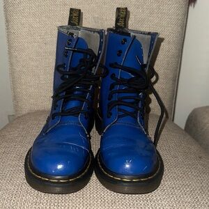 Dr. Martens Kids Blue Boots